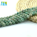 L0571 Haute Qualité Qinghai Jade Lisse Rond Naturel Pierres Précieuses Perles Hydrogrossulaire